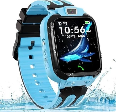 Smartwatch Kinder mit Telefonfunktion GPS Tracker SOS Armbanduhr iPhone Samsung - Bild 1 von 4