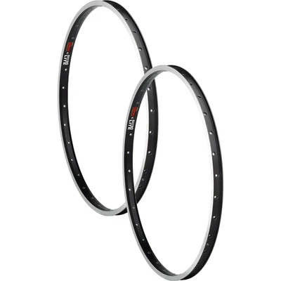 Pack de 2 llantas Sun Ringle Rhyno Lite - 26", llanta, negra/plateada, 32H, cubierta Foto 1 de 2