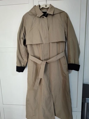 London Fog Trench Coat Tan Thinsulate ZipOut Liner Pockets Sz Small *1 Spot Read - Image 1 of 4