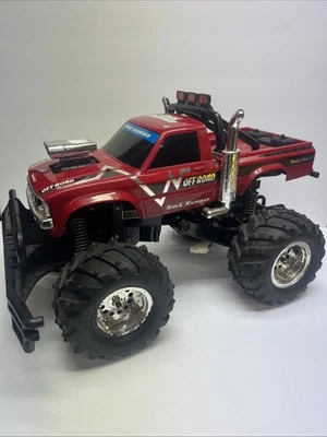 Vintage Radio Shack Red Rock Runner RC Monster Truck And Charger (NO Remote) - Image 1 of 4