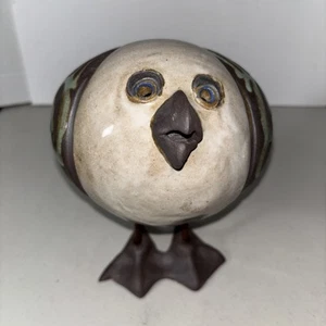 SUSAN DAVIS STUDIO CAPE COD ART POTTERY SEAGULL FIGURE SIGNED - Dated 1998 7"T - Picture 1 of 12