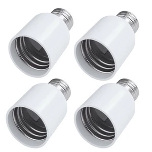Paquete de 4 adaptadores de enchufe Mogul de base media E26 a E39 estándar E26 tornillo a E39 Lam - Imagen 1 de 8