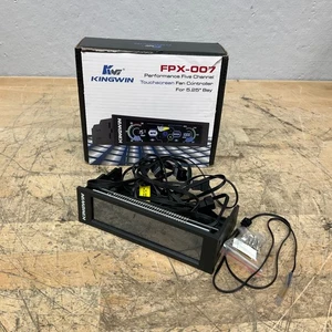 Kingwin FPX-007 Touch-Screen LCD 5 Channel Fan Controller & Temperature Monitor - Picture 1 of 4