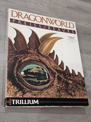 Commodore 64 Dragonworld Trillium 3 Disk Version Complete In Box TESTED C64 - Image 1 of 4