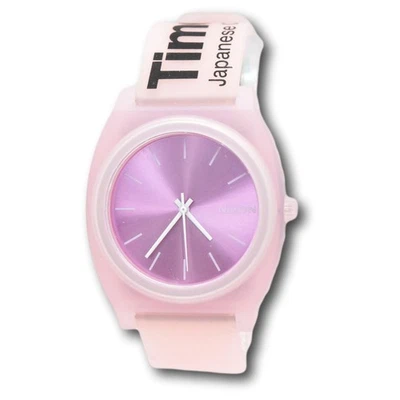 Reloj Nixon Time Teller 40mm Rosa Transparente Invisi-Rosa Correa Goma A119-3170 Foto 1 de 4