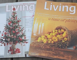 2 Martha Stewart Living Magazines 2004 November-December - Picture 1 of 24