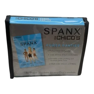 Spanx Power Panties for Chicos Womens Size 3 Nude Shaper USA Slimmer Boyshort - Picture 1 of 3
