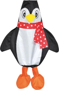 Pinguin Windsocke, mit oder ohne Teleskopstange und Bodenspike Paket - Bild 1 von 2
