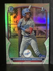 2023 Bowman Chrome Mairoshendrick Martinus #BCP-55 Lunar Glow Dodgers - Foto 1 di 2