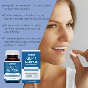 GLP-1 Capsule Perdita Peso per Supporto Metabolico e Appetito Cura dello Stomaco 6🥇DE - Foto 1 di 15
