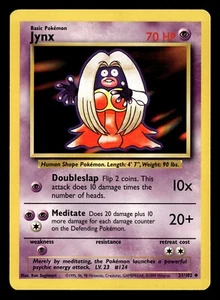 1999 Pokémon Base Set Unlimited JYNX 31/102 LP - Picture 1 of 2