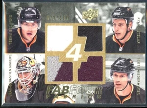 2008-09 Upper Deck Fab Four Fabrics #ANA Selanne/Getzlaf/Giguere/Niedermayer - Bild 1 von 2