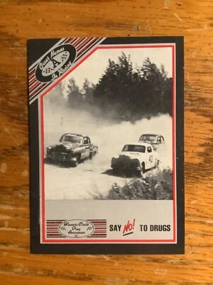 1989 Vintage Winners Circle #A Checklist Race Card Ex Rare - Image 1 of 2