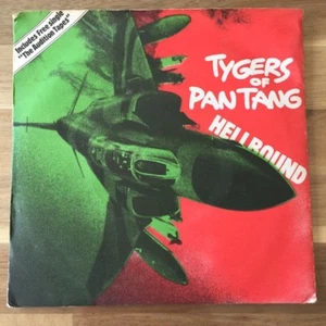 Tygers Of Pan Tang ‎– Hellbound -7" Vinyl + free 7" - Discs In Very Good Cond. - Bild 1 von 7
