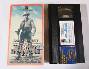 The Man From Laramie, 1988 VHS, Former Rental, James Stewart - Imagen 1 de 3