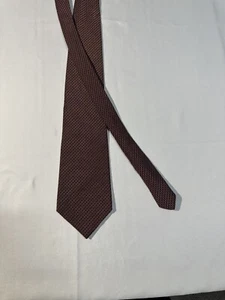 Lauren Green Label Ralph Lauren Herren Krawatte Rot Weiß Gold Muster - Bild 1 von 4