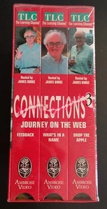 TLC The Learning Channel CONNECTIONS 3 Journey on the Web VHS Set NEW Free Ship - Picture 1 of 3