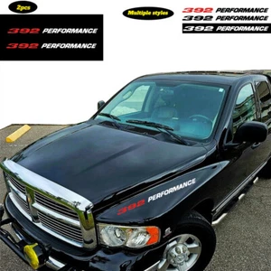 392 Performance Car Hood Sticker Decals Emblem for Dodge Ram 2500 6.4L Hemi 2pcs - Picture 1 of 12