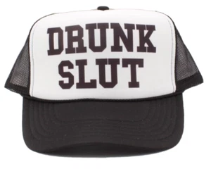 DRUNK SLUT Truckermütze Schaumstoff Mesh Cap Drunk Slut Mütze - Bild 1 von 4