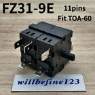 1pc FZ31-9E 11 pins 7 positions TOA-60 HUA LI LAI FZ31-10 Rotary function switch photo