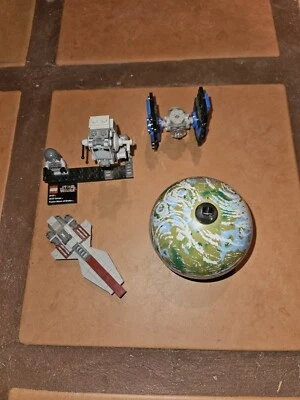 Lego 9679 AT-ST Mini Walker And Driver With Endor, PLUS Two More Mini Vehicles. - Image 1 of 2