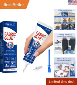 Fabric Glue for Clothing Permanent Washable, Liquid Stitch Fabric Adhesive, Anti - Picture 1 of 8