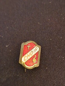 Vintage Church Choir Enamel Lapel Pin - Picture 1 of 3
