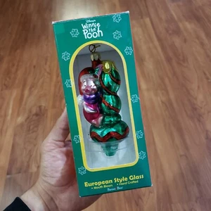 Adorno vintage de vidrio Winnie the Pooh de Papá Noel mejor estilo europeo de Disney - Imagen 1 de 11