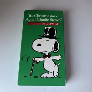 It's Christmastime Again, Charlie Brown (VHS, 1992) Snoopy, Peanuts Vintage - Picture 1 of 5