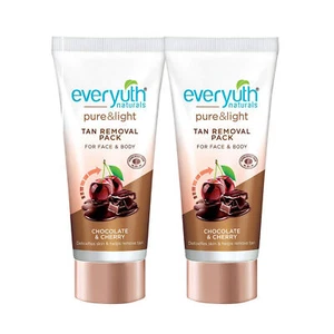 @ Everyuth Tan Removal Face Pack Chocolate & Cherry 50g Pack Of 2 b950 - Picture 1 of 6