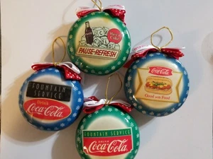 Vintage 4 Coca Cola Spheres - Picture 1 of 5
