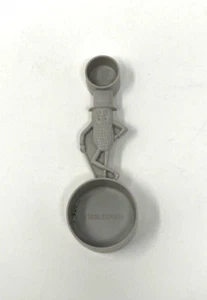 Vintage Planters Mr Peanut Plastic Measuring Spoon 1970s Gray - Picture 1 of 2