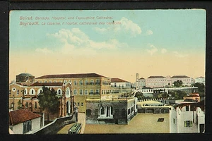 LÍBANO-LIBÁN-LIBANO 75-Beyrouth - Cuartel, Hospital y Catedral Capouchine - Imagen 1 de 2