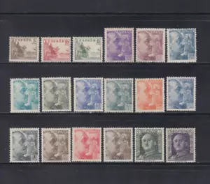 ESPAÑA ESPAÑA 1949 SET COMPLETO NUEVO COMO NUEVO MNH EDIFIL 1044-1061 FRANCO LOTE 2 - Imagen 1 de 1