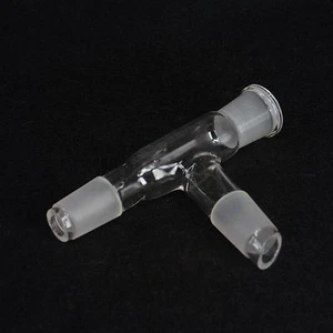 24/29 Joint Destillation Adapter 3-fach Claisen 75 Grad Kopfverbinder Rohr - Bild 1 von 4