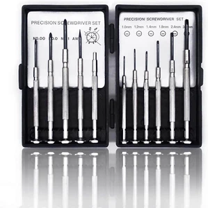 Mini Screwdriver Set with Different Size for Jewelry Watch Eyeglass Repair 11PCS - Picture 1 of 11