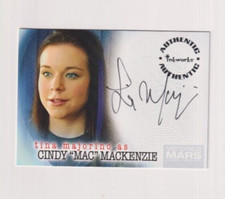 TINA MAJORINO AUTOGRAPH VERONICA MARS SIGNED CARD "CINDY MAC MACKENZIE" INKWORKS