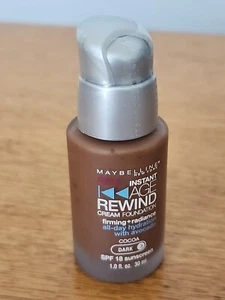 Maybelline Instant Age Rewind Cream Foundation Cocoa Dark 3 - Picture 1 of 4
