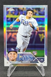 2023 Topps cromo Jonathan Aranda novato refractor radiocontrol rayos #18 - Imagen 1 de 2