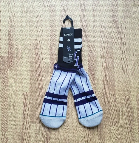Colorado Rockies Stance Medium 6-8.5 Size Socks MLB Baseball Cover