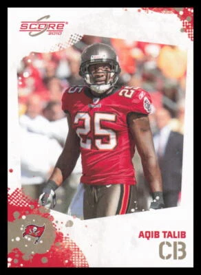 2010 Score #274 Aqib Talib  Tampa Bay Buccaneers - Image 1 of 2