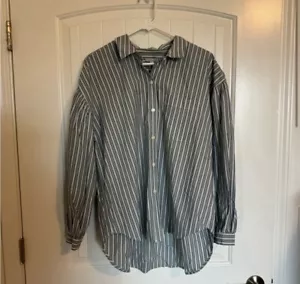 Rails Janae Green And Blue Striped Button Up Shirt Size Large NWT - Picture 1 of 3