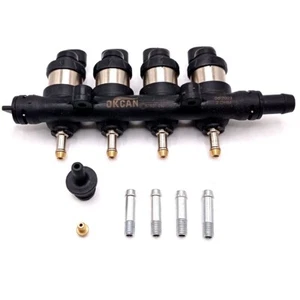 LPG CNG Injektoren Schiene ULTRA FAST OKCAN Typ 4 Zyl. 2 Ohm Universal HIRSCH,E-GAS - Bild 1 von 5