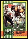 1991 Topps 1000 Yard Club Football Card Neal Anderson Chicago Bears #8