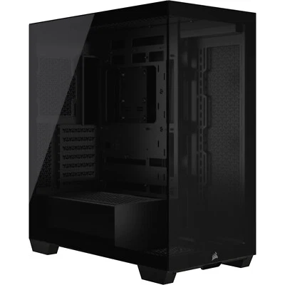 Corsair 3500X Gaming Case W/ Glass Side & Front E-Atx No Fans Usb-C Asus Btf Com - Image 1 of 4