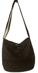 Day and Mood Isa Leather Hobo Shoulder Bag Crossbody Black - Picture 1 of 6