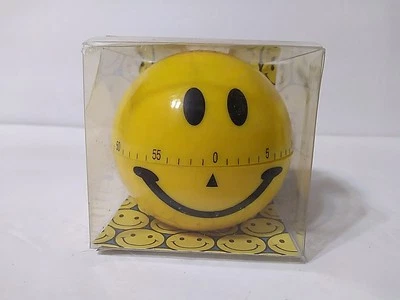 Serve Ware黄色笑脸60分钟厨房计时器 — 第 1/4 张图片