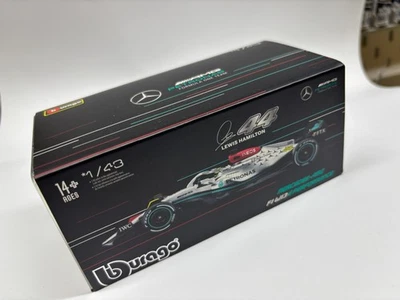 Mercedes amg f1 w13 L. Hamilton 2022 1/43 1:43 burago bburago - Immagine 1 di 2