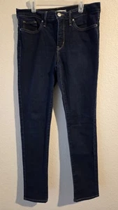 Levi's 311 Jeans Women's Size 29 Shaping Skinny Stretch Mid Rise Denim Dark Blue - Picture 1 of 11