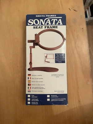 Sonata Cross Stitch Stand Hoop Tabletop Embroidery Frame - Image 1 of 3